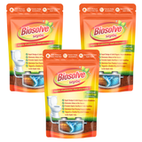 Biosolve Septic - Septic Tank Cleaner | Lab Certified Bioactive Formula | Rapidly Reduces Sludge, Removes Odour | Prevents Backflow & Overflow - Pack of 1 (250 Grams)